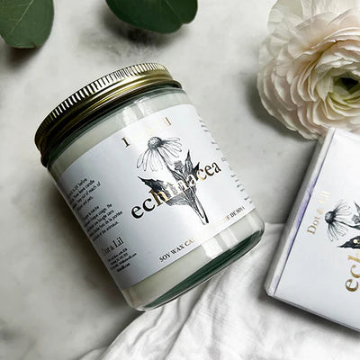 Echinacea Soy Candle - Dot & Lil's Wildflower Collection