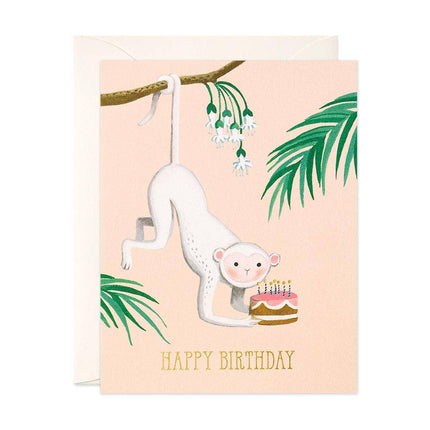 Monkey Birthday Card
