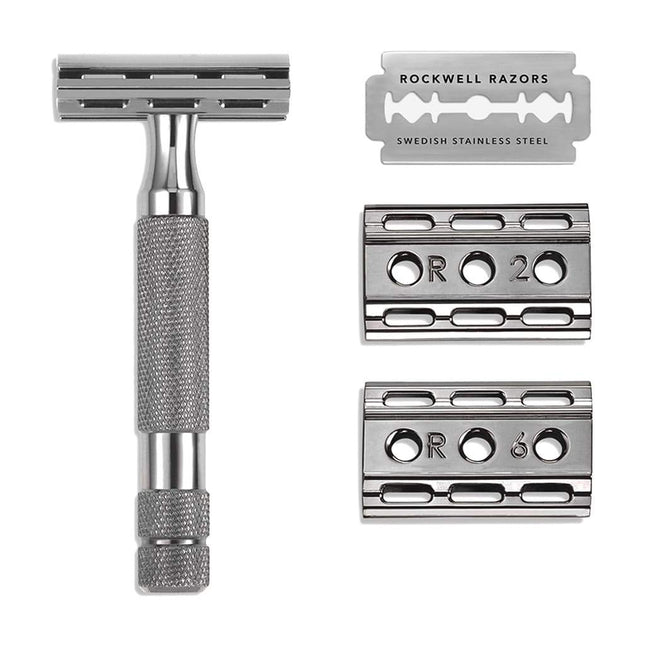 6C Double Edge Safety Razor - Gunmetal