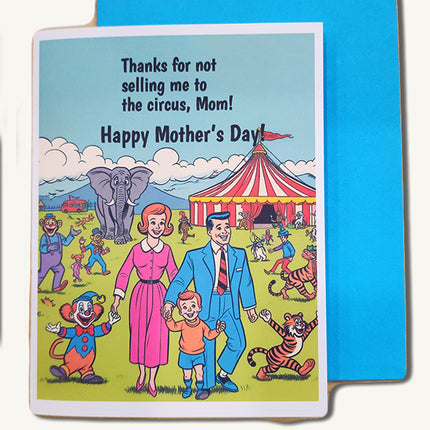 Circus - Mother's Day Greeting Card