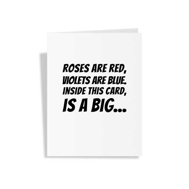 Funny Pop Up D*ck Greeting Card
