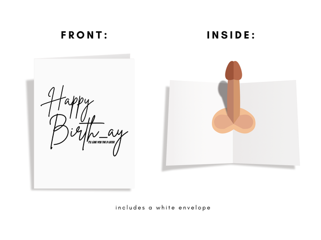 Happy Birth-ay Pop Up Card
