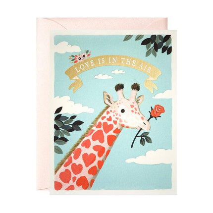Pink Giraffe Card
