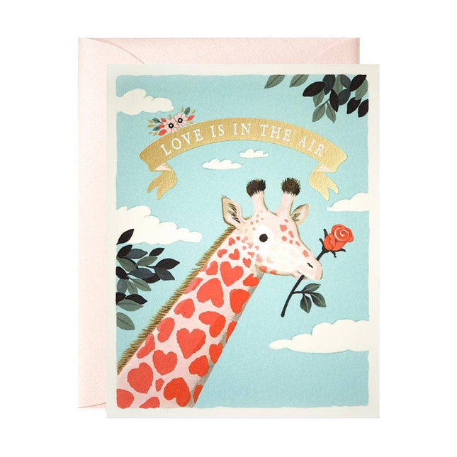 Pink Giraffe Card
