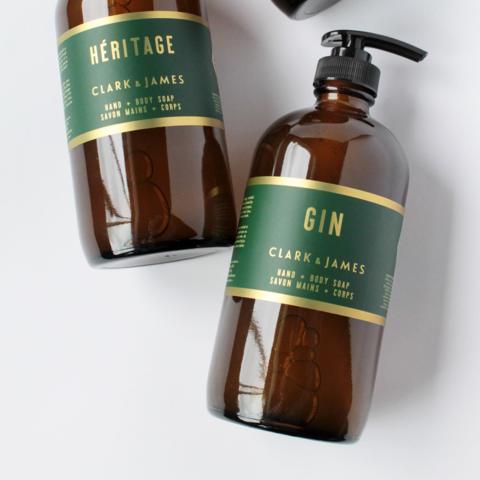 Clark & James liquid soap | Apothecary Toronto