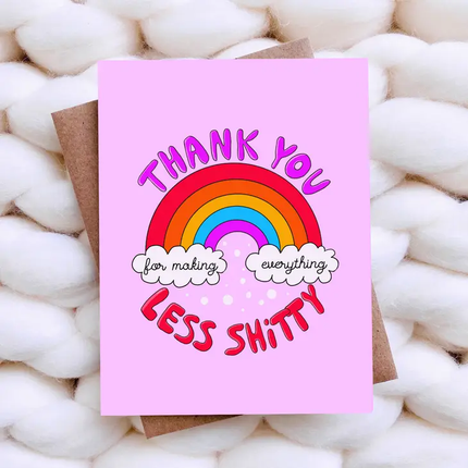 Thank you - Funny Valentines Day Card / Anniversary Card